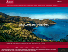 Tablet Screenshot of hotelcorallo.it